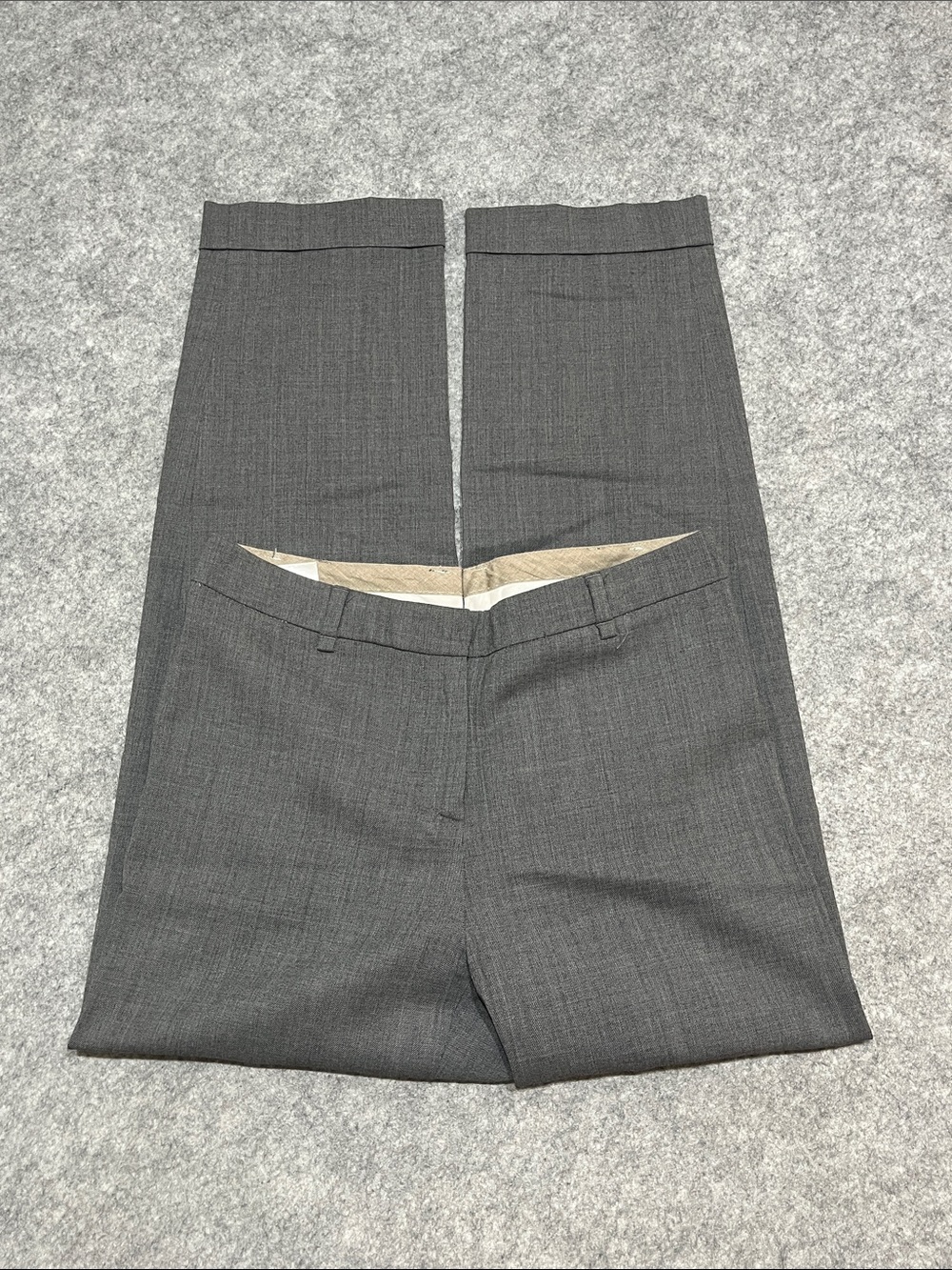 Fabiana Filippi Classic Cuffed Gray Dress Pants